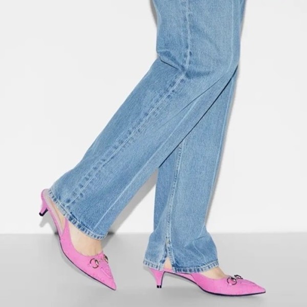 ✨구찌 여성 홀스빗 슬링백 - Gucci Women Horsebit Slingback - gus1451x