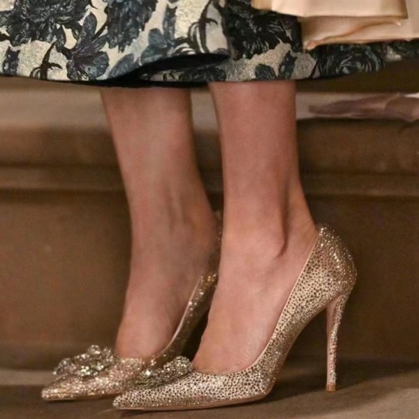 ✨로저비비에 여성 글리터 하이힐 - Roger Vivier Womens Glitter Hing heels - vis1479x