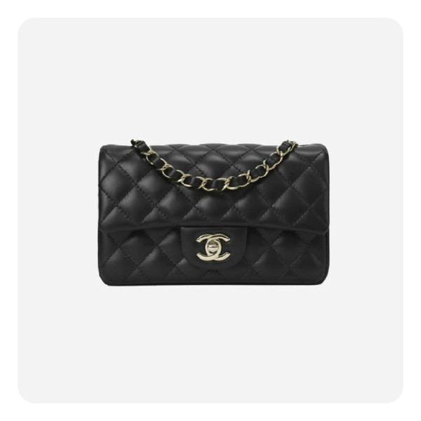 ✨샤넬 뉴미니 플랩백 램스킨 블랙 - Chanel Nu Mini Flap bag Lambskin Bag- ch2649z