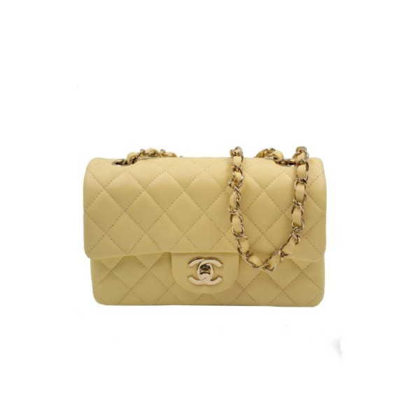 ✨샤넬 클래식 캐비어 스몰 옐로우 골드  - Chanel Classic Caviar Small  Bag- ch2650z