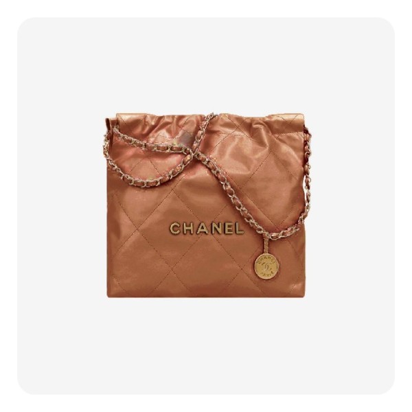 ✨샤넬 22백 스몰 베이지 골드- Chane 22 Bag Small Bag - ch2716z