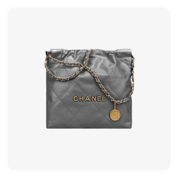 ✨샤넬 22백 스몰 그레이 골드 - Chane 22 Bag Small Bag - ch2719z