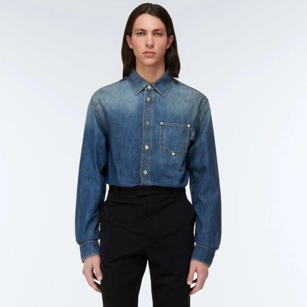 ✨보테가베네타 남성 데님 셔츠 - Bottega veneta Mens Denim Shirts - bvc2438x