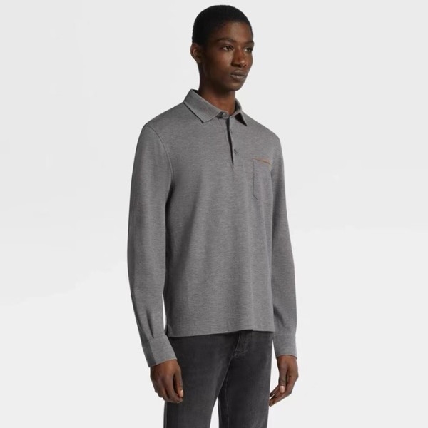 ✨에르메네질도 제냐 남성 폴로 긴팔티 - Ermenegildo Zegna Mens Polo Tshirt - zec2520x