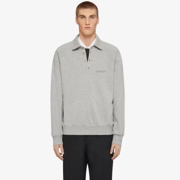 ✨지방시 남성 폴로 긴팔티 - Givenchy Mens Polo Tshirt - gic2592x