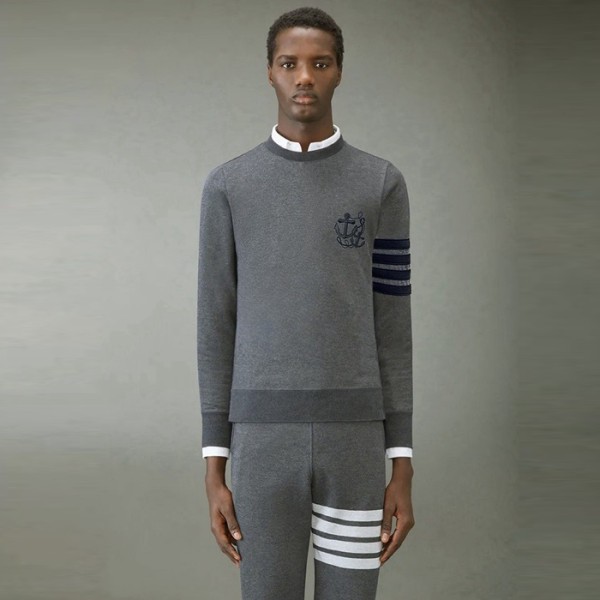 ✨톰브라운 남성 라운드 맨투맨 - Thom Browne Mens Round Tshirts - thc2633x