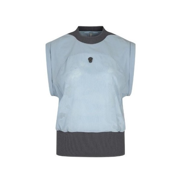 ✨[AMAZINGCRE] 어메이징크리 여성 에어셔킷 테크메쉬 슬리브리스 티셔츠 - gol1316x