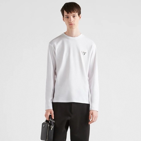 ✨프라다 남성 라운드 긴팔티 - Prada Mens Round Tshirt - prc2692x