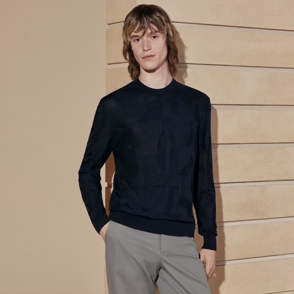 ✨에르메스 남성 라운드 스웨터 - Hermes Mens Round Sweater - hec2717x