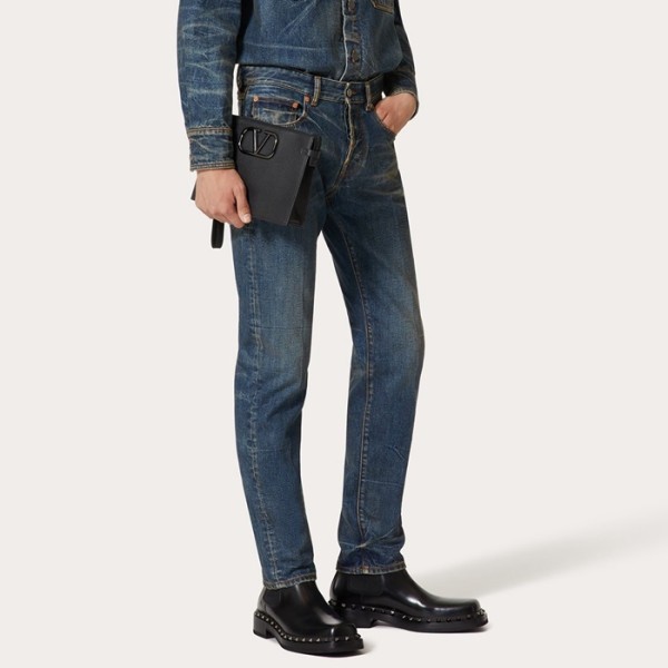 ✨발렌티노 남성 블루 청바지 - Valentino Mens Blue Jeans - vac2747x