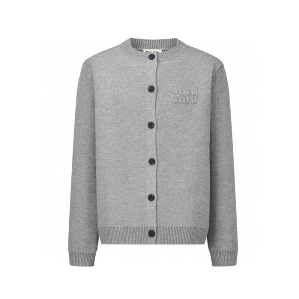 ✨미우미우 남/녀 오버사이즈 브이넥 가디건 - Miumiu Unisex V-neck Cardigan - mic2780x