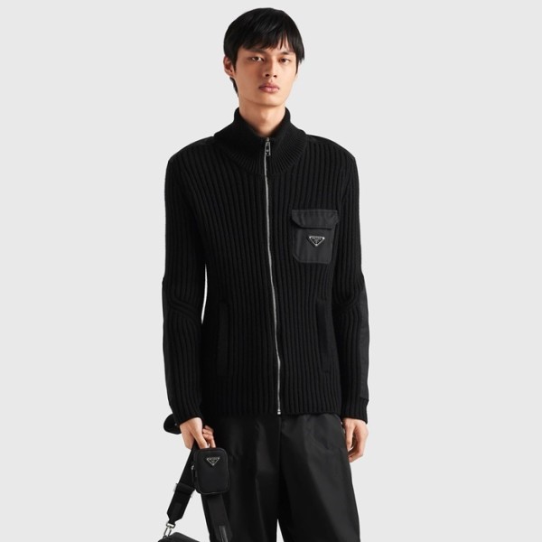 ✨프라다 남성 집업 스웨터 - Prada Mens Zip-up Sweater - prc2869x