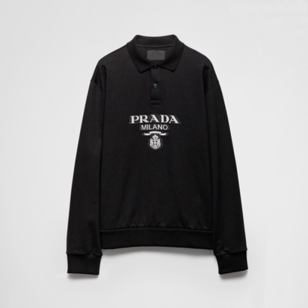 ✨프라다 남성 폴로 긴팔티 - Prada Mens Polo Tshirt - prc2871x