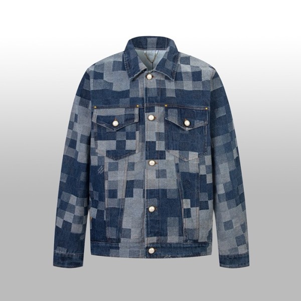 ✨루이비통 남성 데님 재킷 - Louis vuitton Mens Denim Jacket - lvc3017x