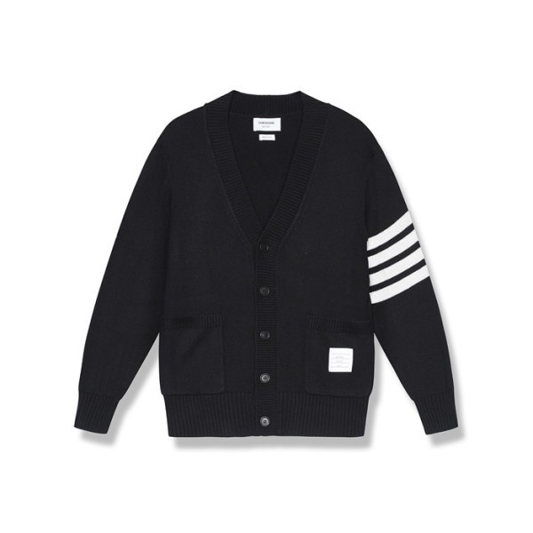 ✨톰브라운 남성 브이넥 가디건 - Thom Browne Mens V-neck Cardigan - thc3071x