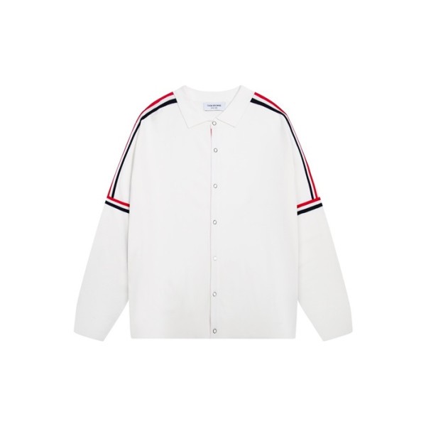 ✨톰브라운 남성 폴로 니트 - Thom Browne Mens Polo Knitwear - thc3076x