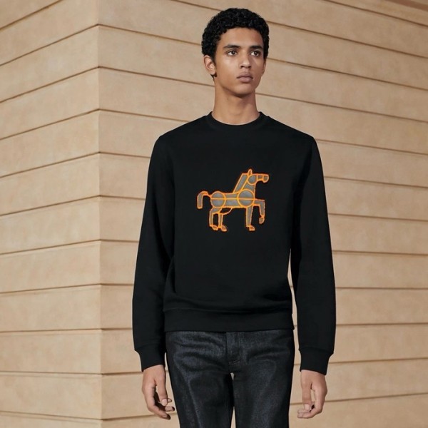 ✨에르메스 남성 라운드 맨투맨 - Hermes Mens Round Tshirt - hec3093x