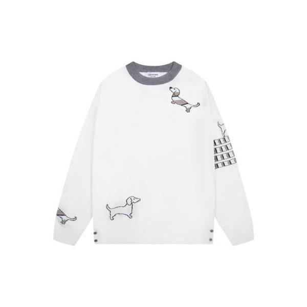 ✨톰브라운 남성 라운드 니트 - Thom Browne Mens Round Knitwear - thc3023x