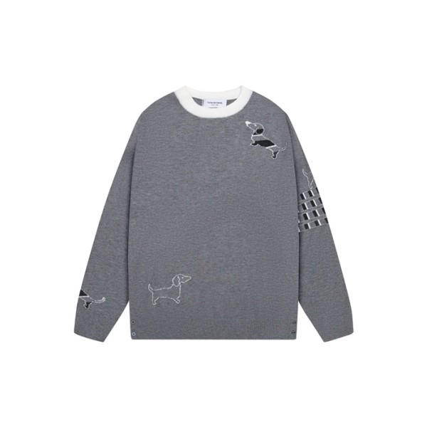 ✨톰브라운 남성 라운드 니트 - Thom Browne Mens Round Knitwear - thc3025x