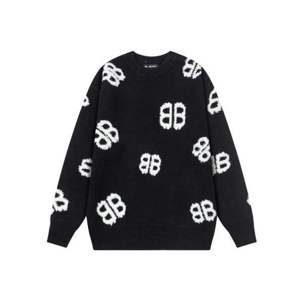 ✨발렌시아가 남성 라운드 니트 - Balenciaga Mens Round Knitwear - bac3038x