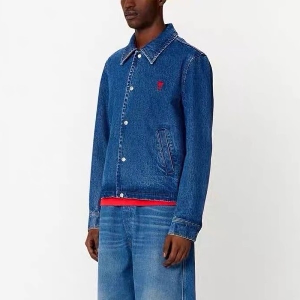 ✨아미 남성 셔츠 재킷 - Ami Mens Denim Jacket - amc3089x