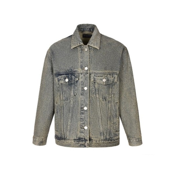 ✨발렌시아가 남성 데님 재킷 - Balenciaga Mens Denim Jacket - bac3105x