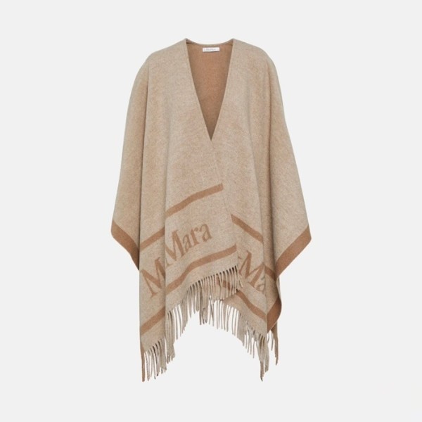 ✨막스마라 여성 베이지 판쵸 - Maxmara Womens Beige Pancho - acc2421x
