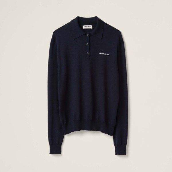 ✨미우미우 여성 폴로 긴팔티 - Miumiu Womens Polo Tshirt - miu3195x