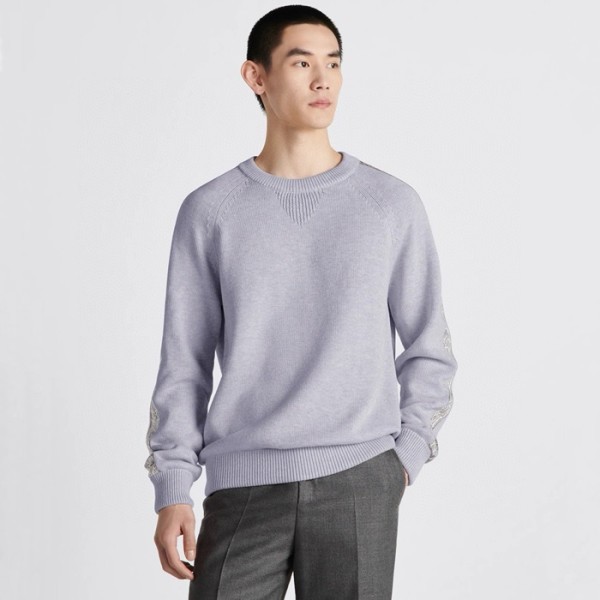 ✨디올 남성 라운드 스웨터 - Dior Mens Round Knitwear - dic3210x