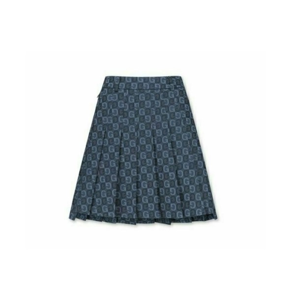 ✨[G/FORE] 지포어 여성 Jacquard 플리츠 롱 스커트 - gol1366x