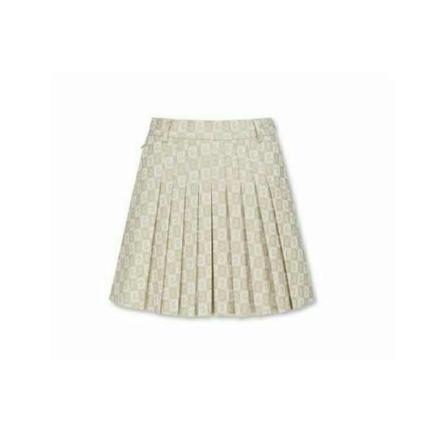 ✨[G/FORE] 지포어 여성 Gs Jacquard 플리츠 스커트 - gol1367x