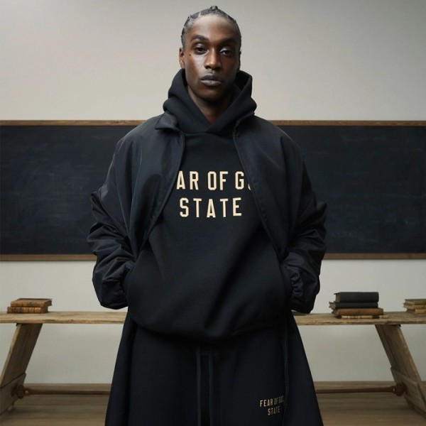 ✨피어오브갓 남성 블랙 후드티 - Fear of god Mens Black Hoodie - fec3319x