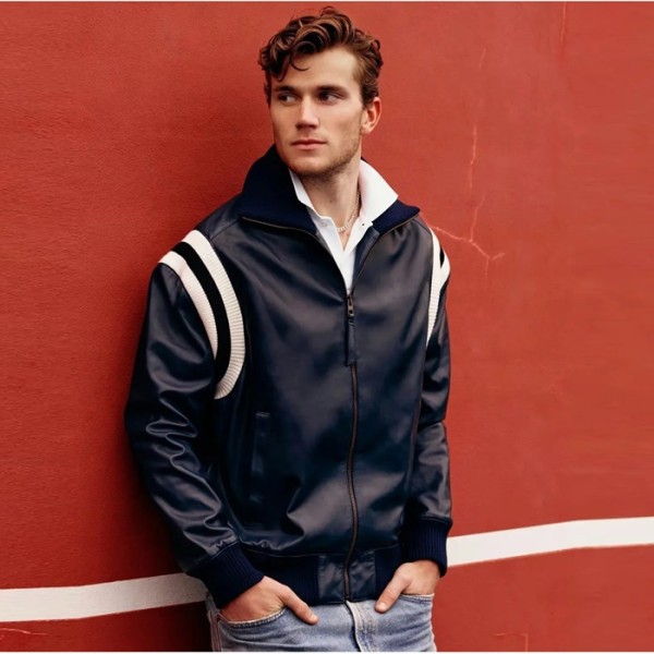 ✨로에베 남성 가죽 자켓 - Loewe Mens Leather Jacket - loc3499x