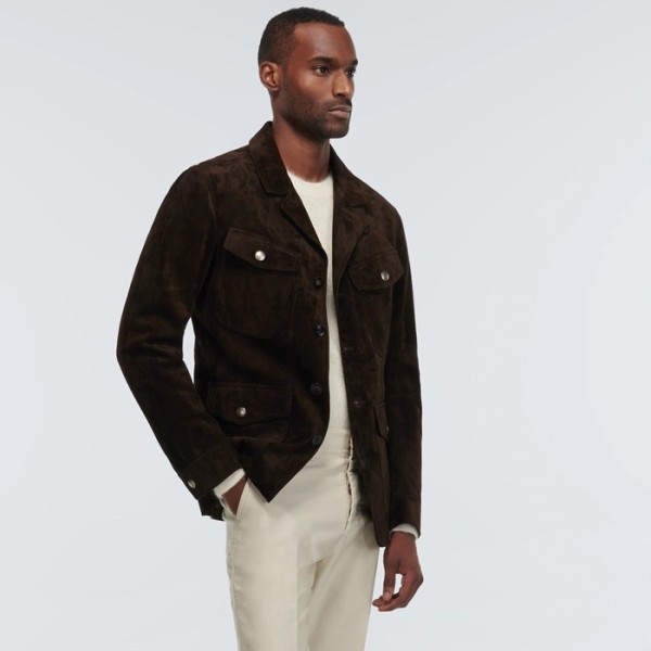 ✨톰포드 남성 가죽 자켓 - Tom Ford Mens Leather Jacket - toc3502x