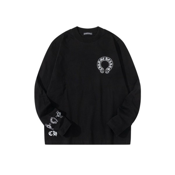 ✨크롬하츠 남성 라운드 긴팔티 - Chrome Hearts Mens Round Tshirt - chc3506x