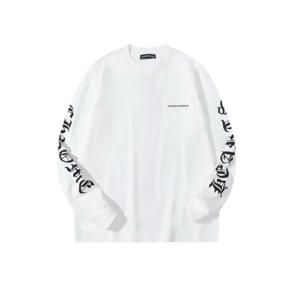 ✨크롬하츠 남성 라운드 긴팔티 - Chrome Hearts Mens Round Tshirt - chc3511x