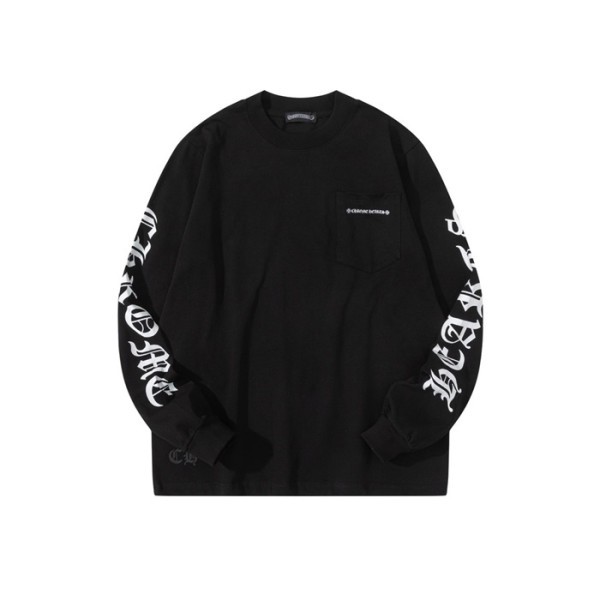 ✨크롬하츠 남성 라운드 긴팔티 - Chrome Hearts Mens Round Tshirt - chc3512x