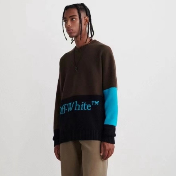 ✨오프화이트 남성 라운드 니트 - Off-white Mens Round Knitwear - ofc3695x