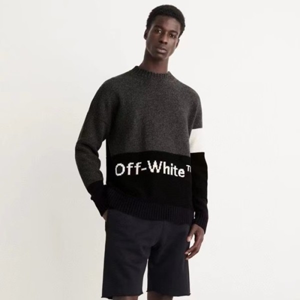 ✨오프화이트 남성 라운드 니트 - Off-white Mens Round Knitwear - ofc3696x