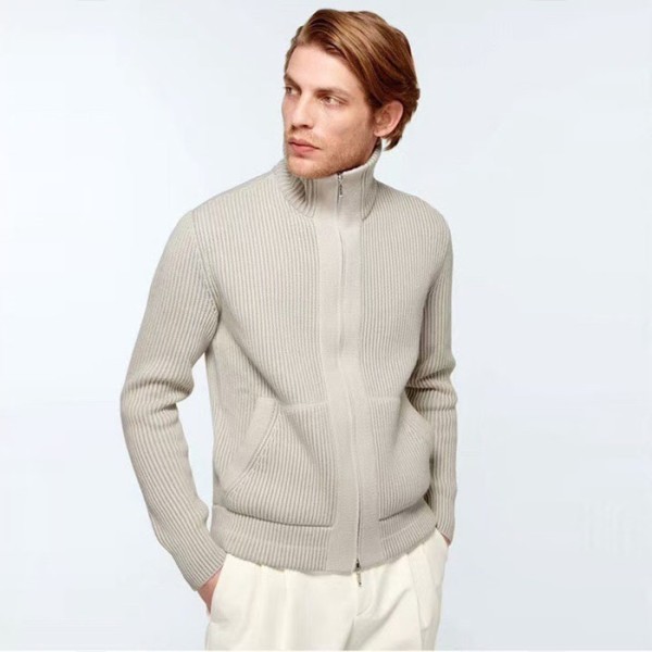 ✨로로피아나 남성 집업 스웨터 - Loro Piana Mens Zip-up Sweater - lpc3704x