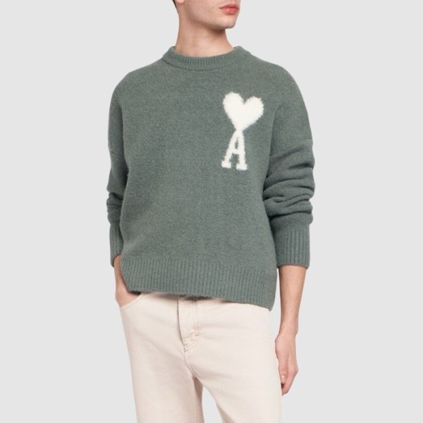 ✨아미 남성 라운드 니트웨어 - Ami Mens Round Knitwear - amc3709x