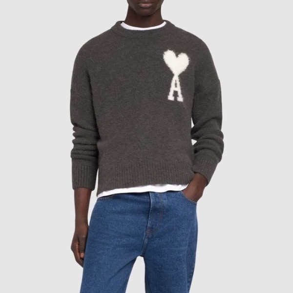 ✨아미 남성 라운드 니트웨어 - Ami Mens Round Knitwear - amc3710x