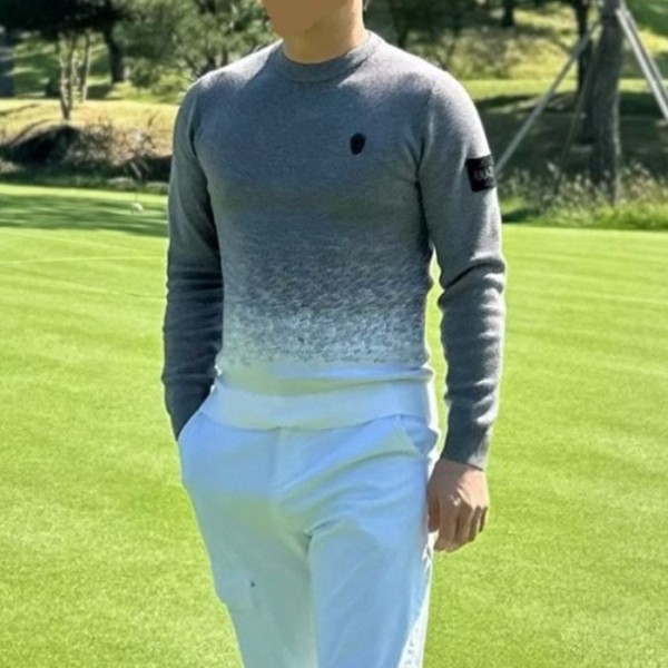 ✨[AMAZINGCRE] 어메이징크리 남성 그라데이션 니트 - gol1398x