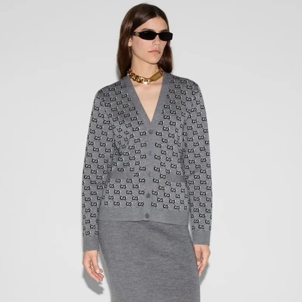 ✨구찌 여성 브이넥 가디건 - Gucci Womens V-neck Cardigan - guc3756x