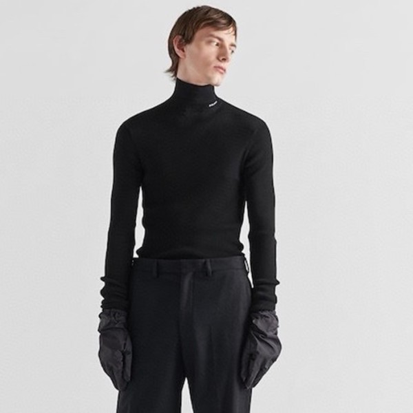 ✨프라다 남성 터틀넥 긴팔티 - Prada Mens Turtleneck Tshirt - prc3779x
