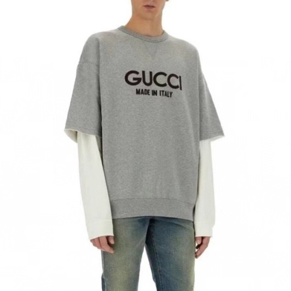 ✨구찌 남성 라운드 긴팔티 - Gucci Mens Round Tshirt - guc3826x