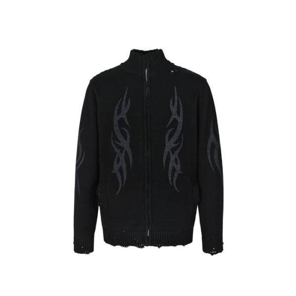 ✨발렌시아가 남성 집업 니트 - Balenciaga Mens Zip-up Knitwear - bac4089x