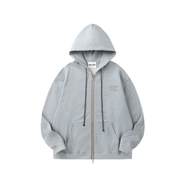 ✨미우미우 남성 집업 후드티 - Miumiu Mens Zip-up Hoodie - mic4141x