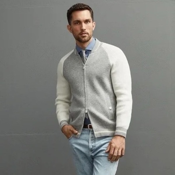 ✨브루넬로쿠치넬리 남성 니트 재킷 - Brunello Cucinelli Mens Knit Jacket - brc4156x