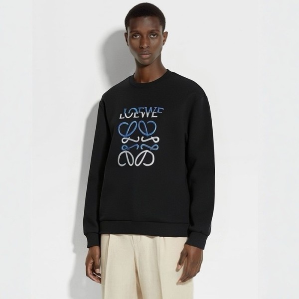 ✨로에베 남성 라운드 긴팔티 - Loewe Mens Round Tshirt - loc4198x